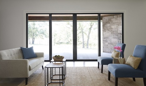 Pella Reserve Contemporary Sliding Door