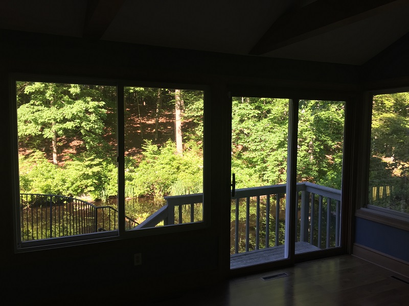 Reframing door to window