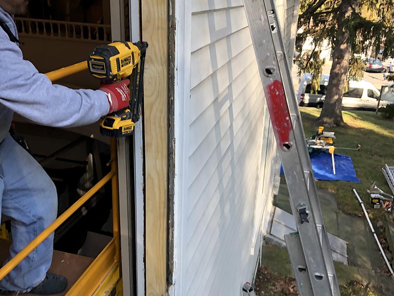 Framing for the new windows 