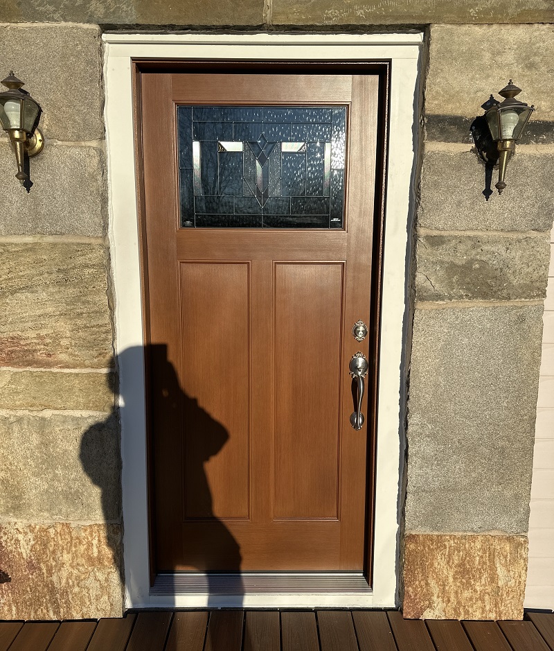 Therma Tru door installation in Brookfield, CT