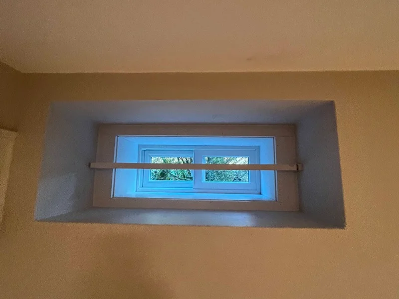 Wilton window installation with security bar