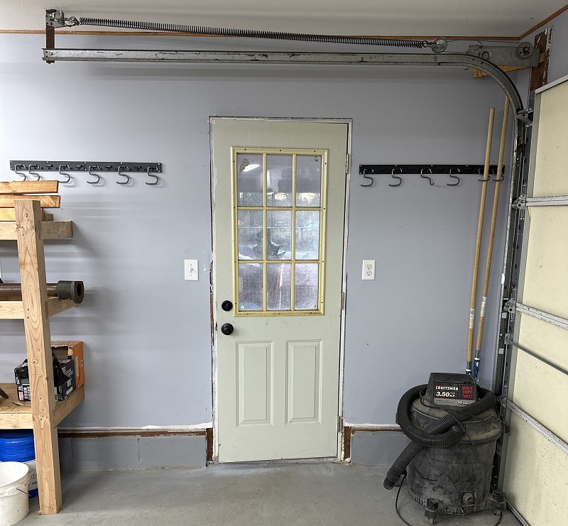 This old steel door no longer seals out the air