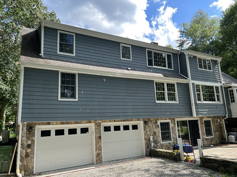 Removing a single double hung window and installing a triple unit