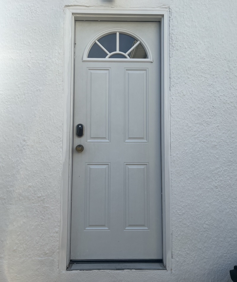 Steel kitchen door needs replacement in Mt Vernon, NY
