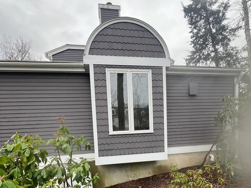 Tall wood double casement window which isn't efficient in Norwalk, CT