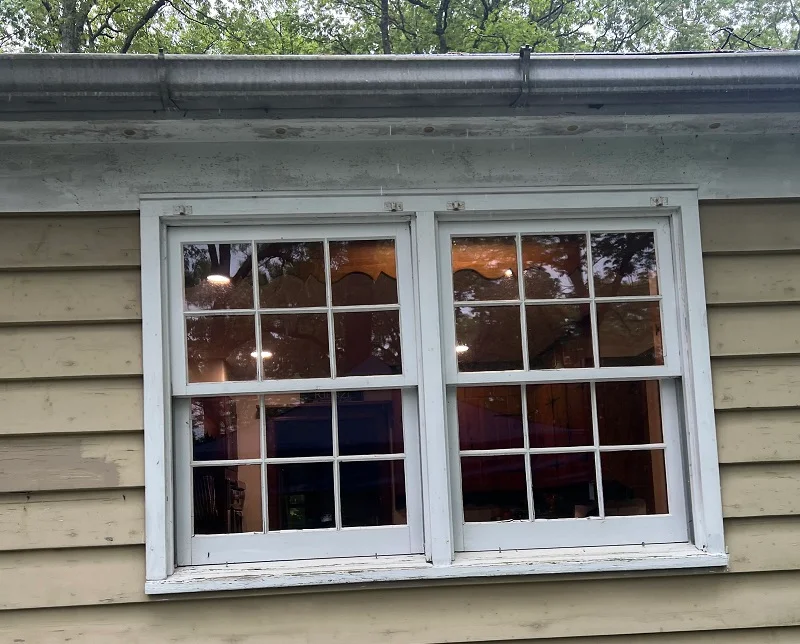 Double hung windows leaking air