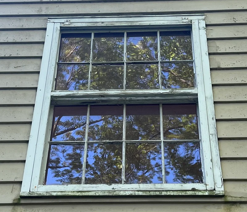 Original double hung window