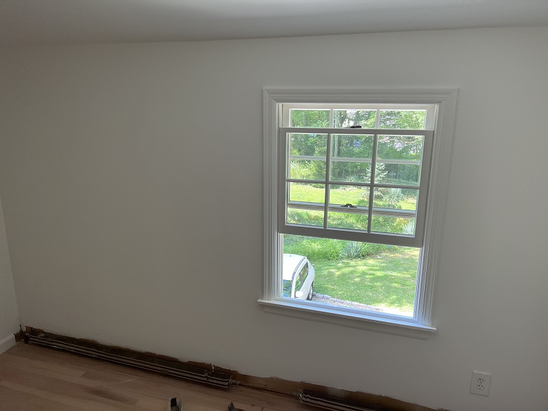 This wall will be opened up to accept a larger window