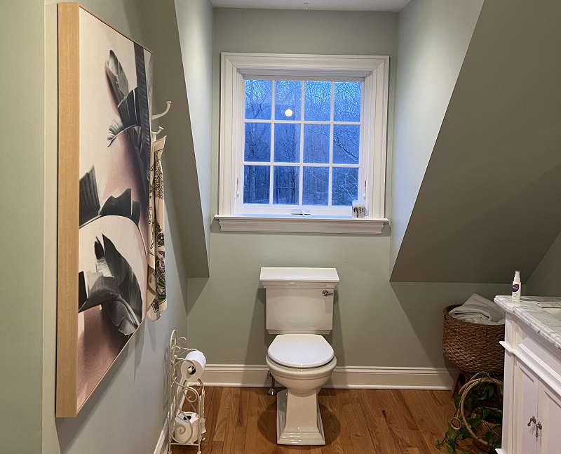 Bathroom awning window in Easton,CT