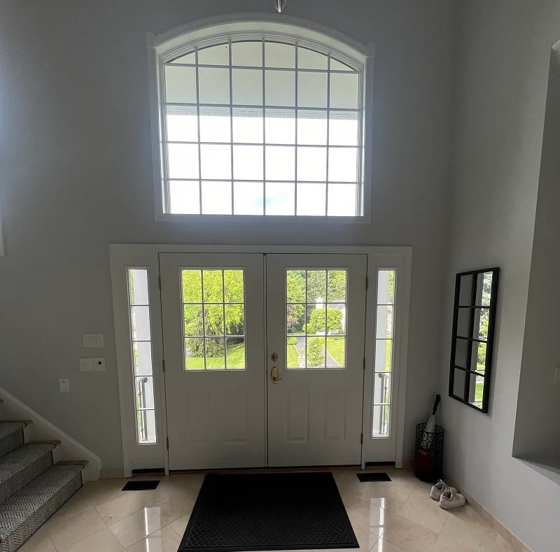 Interior view of double door in Pleasantville, NY