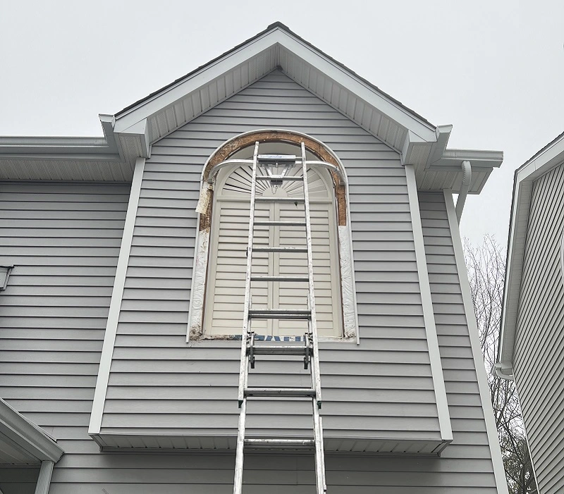 Window removed from the wall