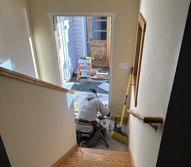 Almost ready for door installation