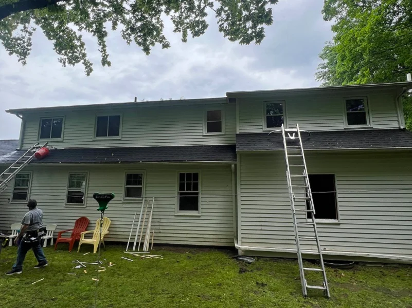 Vinyl window installation in Southbury, CT