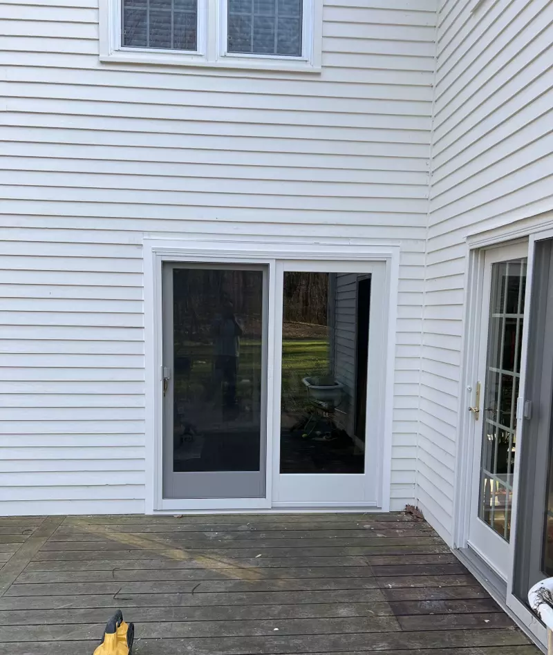 Andersen 400 Series Frenchwood Gliding Door, Ridgefield, CT