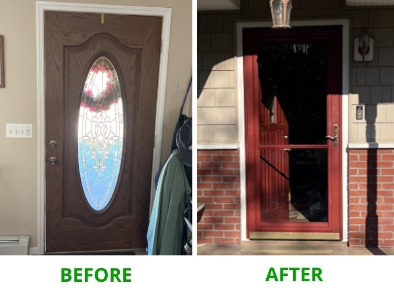 Pella 250 Series Window and Therma-Tru Smoothstar Door Replacement in Wappingers Falls, NY