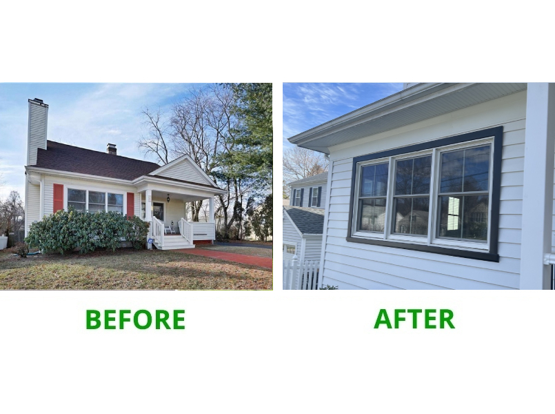 Marvin window installation in Stamford