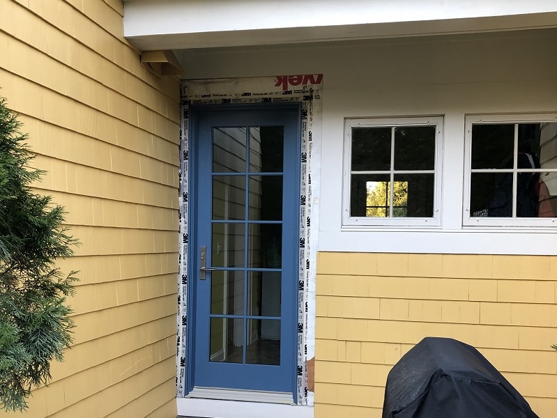 Marvin doors properly flashed 