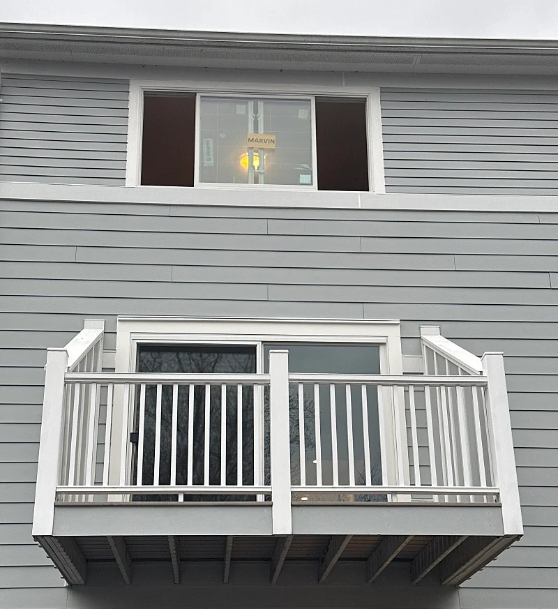New Marvin windows in place