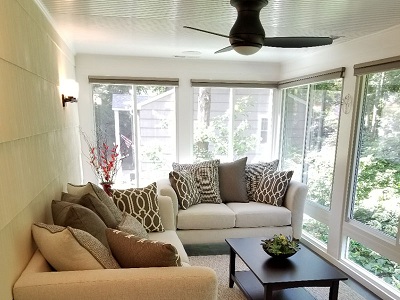 Porch Remodel – Harvey Vinyl Gliding Window Replacement In Norwalk, CT