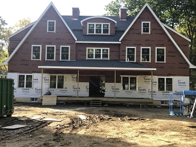 Pella 250 New Construction Double Hung Windows & Door Installation In Westport, CT