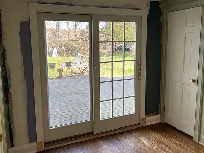 Andersen 400 Series Patio Door & Harvey Tribute Window Installation In Ridgefield, CT