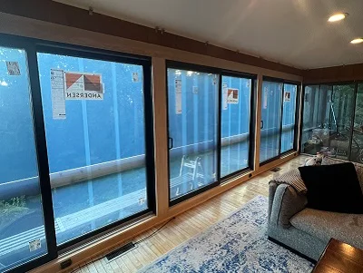 Andersen 200 Series Patio door installation 9 Stuart Lake Rd South Salem NY 10590