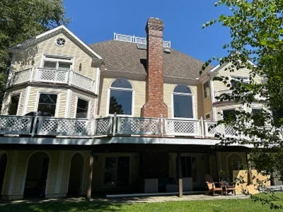 Andersen A Series massive custom shaped windows 51 Twin Pond Lane New Canaan CT 06840