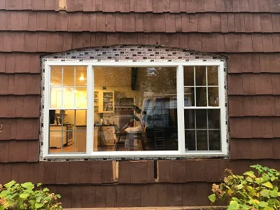 Harvey Slimline window installation. Energy Star rated 142 E Rock Rd New Haven CT 06511