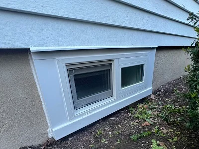 Andersen basement window replacement FIBREX composite. 12 Woodland Pl Wilton CT 06897