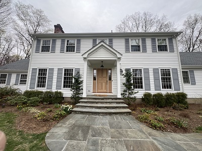 Simpson Wood Entry Door in New Canaan, CT
